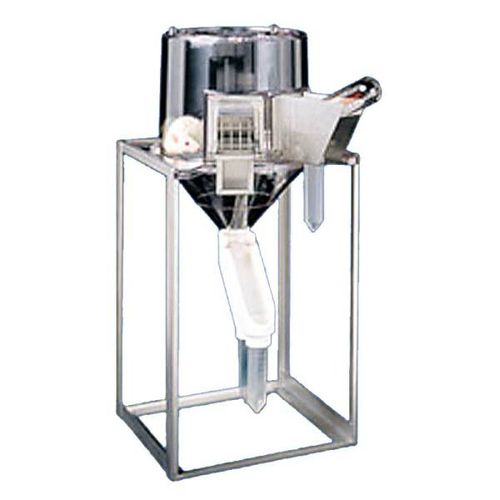 Jaula metabólica para ratones - LP 2100M - Plexx - modular / de acero inoxidable