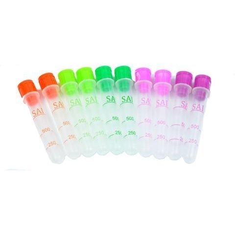 Tubo de extracción veterinario - Micro500 - SAI Infusion Technologies - cilíndrico / de sangre / heparina de litio