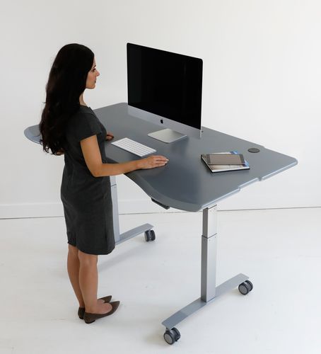 Estación de trabajo informática médica - Level2 Plus - Biomorph PACS Furniture - de altura regulable / móvil