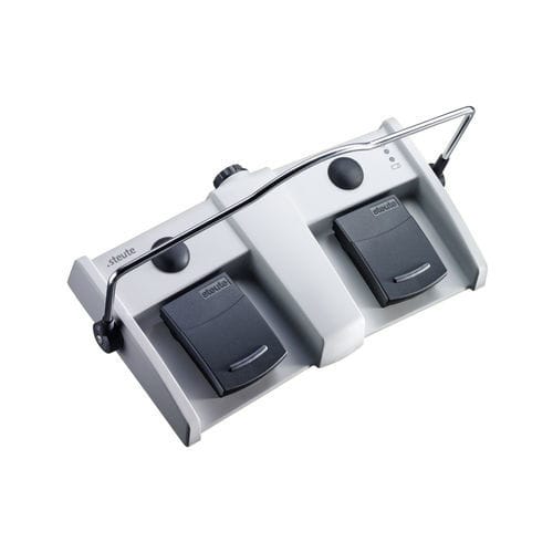 Pedal de control para radiología - MKF 2 SW2.4LE-MED GP211 - Steute Meditech - eléctrico / doble / inalámbrico