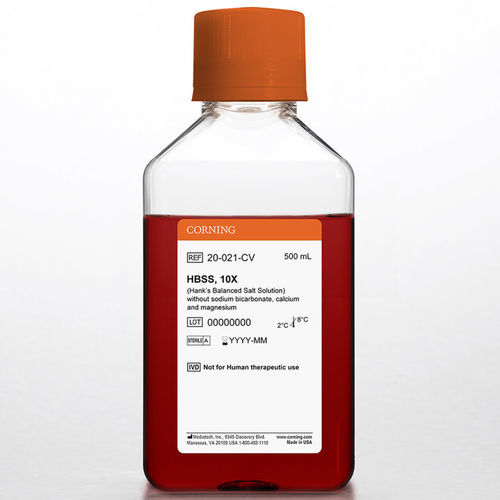 Reactivo HBSS - Hank’s - Corning BV - para la investigación / líquido / de pH