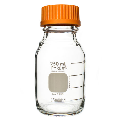 Frasco de laboratorio - 1395-250  - Corning BV - de vidrio / de polipropileno / PTFE