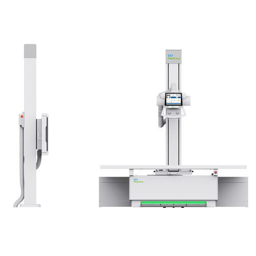 Sistema de radiografía digital - EMX2050 - EST Medical Equipment - para radiografía polivalente / sin mesa / con brazo portatubos pivotante