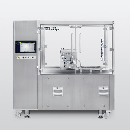 Llenadora semiautomática - Omnidose - Harro Hoefliger Verpackungsmaschinen - de polvo / para cápsulas / en blíster