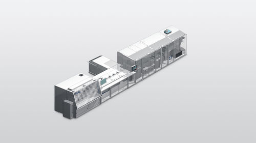 Sistema de embalaje intermitente - HSP - Harro Hoefliger Verpackungsmaschinen - formadora-llenadora-selladora / en blíster / para la industria farmacéutica