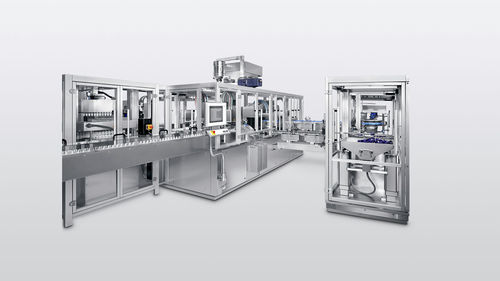 Sistema de embalaje intermitente - FOT - Harro Hoefliger Verpackungsmaschinen - formadora-llenadora-selladora / para polvo / para la industria farmacéutica