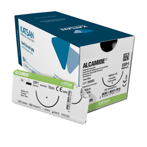 Hilo de sutura no reabsorbible - ALCAMIDE&reg; - KATSAN Medical Devices - cirugía general / cirugía ortopédica / neurocirugía