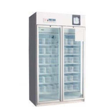 Refrigerador de banco de sangre - BB890 - MAAN Medical & Laboratory - de tipo armario / con 2 puertas / con puerta de cristal