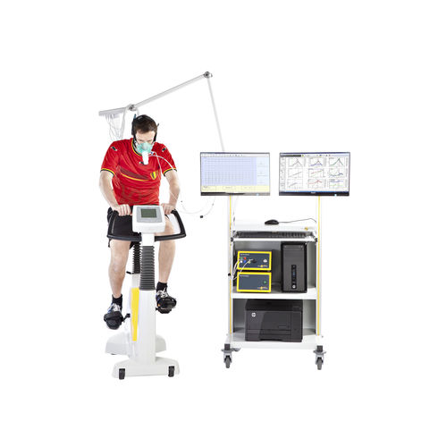 Equipo para pruebas de esfuerzo cardiorespiratorio - ERGO - MEC - Medical Electronic Construction - con bicicleta de ejercicios