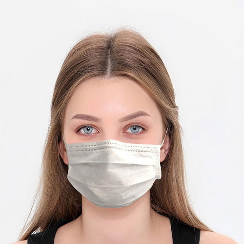 Mascarilla quirúrgica para adulto - REF-MASK001 - Medoksa Medikal - azul / blanca / de tejido no tejido