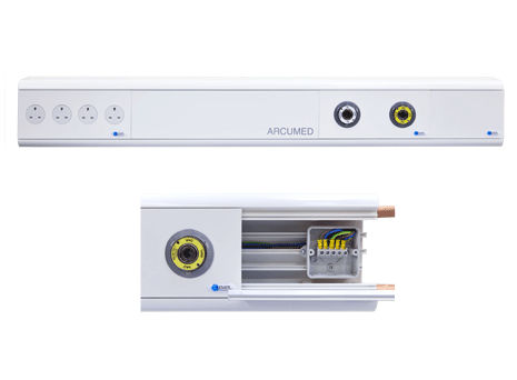 Unidad médica de cabecera de pared - Millennium Medical Products Ltd. - horizontal