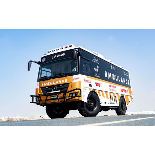 Ambulancia autobús - NF-SV-AMB-BUS - NAFFCO FZCO - 4x4 / con oxigenoterapia / diésel