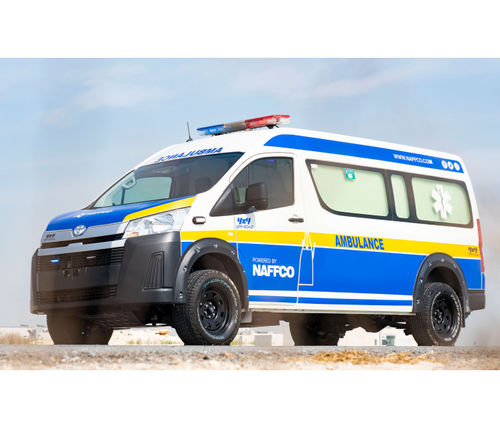 Furgón ambulancia - NF-AMB-CUS-HIACE - NAFFCO FZCO - 4x4 / con oxigenoterapia / automática