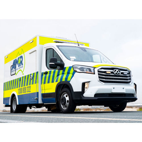 Ambulancia con cuerpo modular independiente - NF-AMB-LDV - NAFFCO FZCO - 4x4 / con oxigenoterapia / diésel