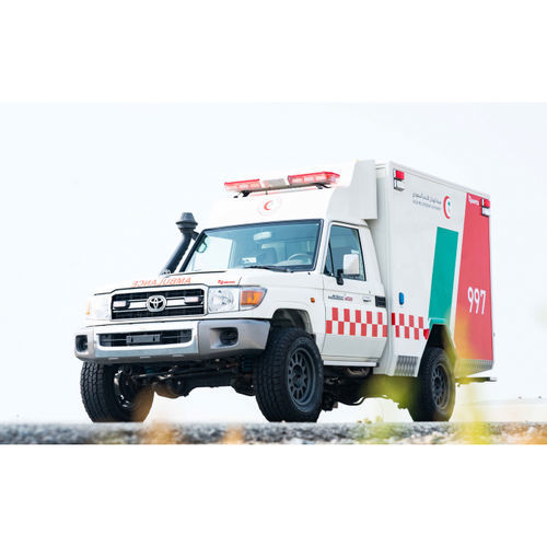 Ambulancia con cuerpo modular independiente - NF-AMB-CUS-PK - NAFFCO FZCO - 4x4 / con oxigenoterapia / diésel