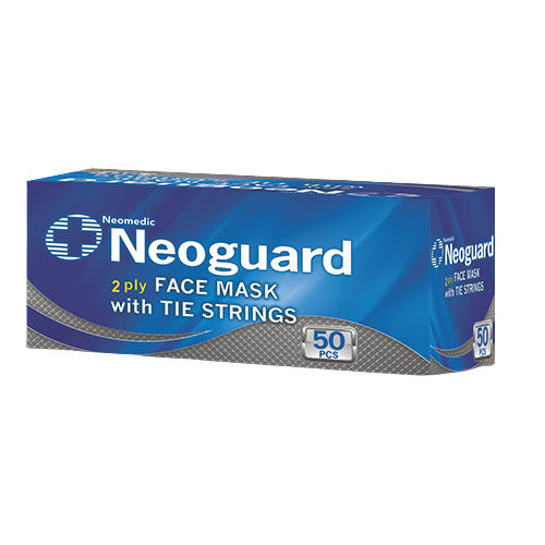 Mascarilla quirúrgica desechable - Neoguard - Neomedic Limited - 2 pliegues