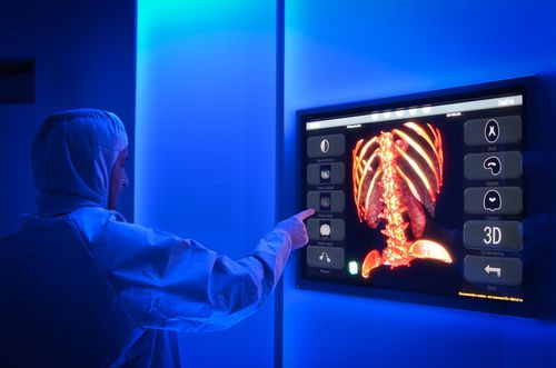 Sistema de gestión de datos - Fluid Therapixel - Operamed - médico / para quirófano / sin contacto