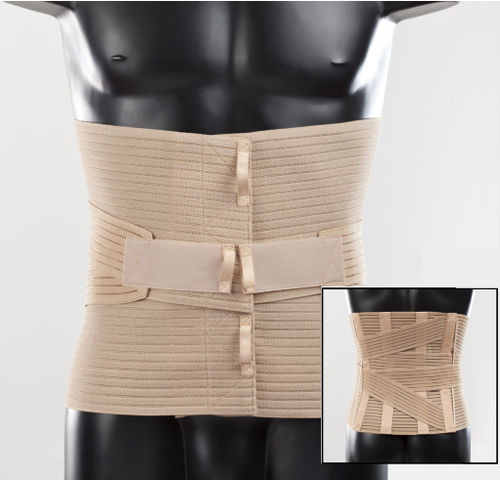 Faja de sujeción toracolumbar - T455S-32 - Tecnoway - para adulto / semirrígida / L