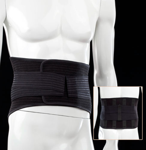 Faja de sujeción lumbar - T455R-PLUS - Tecnoway - para adulto / semirrígida / L