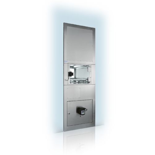 Cámara de transferencia de descontaminación - AB-PTC - Tema Sinergie - para sala blanca / de pared / de peróxido de hidrógeno