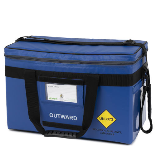 Bolsa para muestras biológicas - PYTB2 - Versapak International Limited - para productos termosensibles / de laboratorio / bandolera