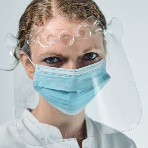 Pantalla facial máscara integral - P11089950 - Vitrex Medical A/S - para adulto / médica / transparente