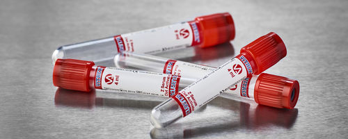 Tubo de extracción de microbiología - Vacusence+ - Vitrex Medical A/S - cilíndrico / de suero / para extracción de muestras