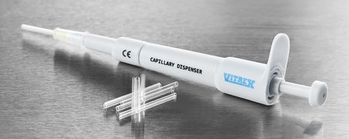 Tubo de extracción para diagnóstico - 569013 - Vitrex Medical A/S - cilíndrico / de sangre / capilar