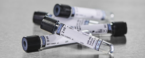 Tubo de extracción para el análisis de la sedimentación - Vacusence 11  - Vitrex Medical A/S - cilíndrico / de sangre / de PET