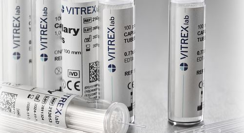 Tubo de extracción capilar - 21 series - Vitrex Medical A/S - para diagnóstico / para purificación de ADN / de laboratorio