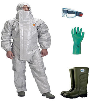 Equipo de protección individual sanitario unisex - CHA5 - Axis - blanca