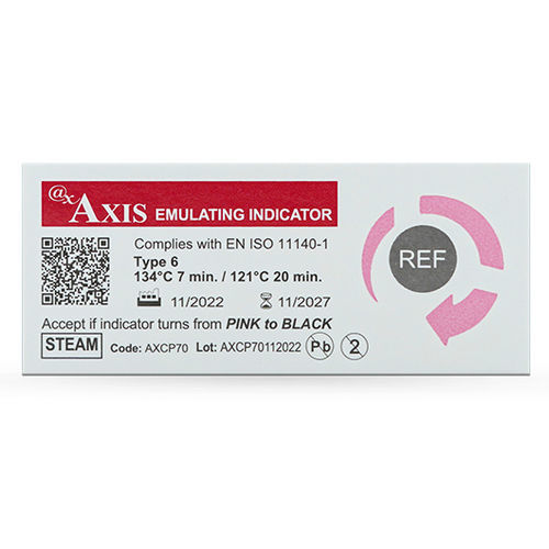Bioindicador para la esterilización con vapor - AXCP70  - Axis - médico / para la industria farmacéutica / de laboratorio