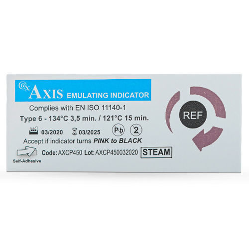 Bioindicador para la esterilización con vapor - AXCP450 - Axis - médico / de laboratorio / para la industria farmacéutica