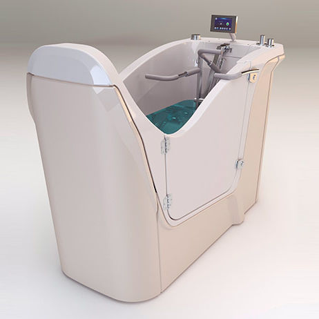 Bañera de balneoterapia con stepper - WaterStep  - Dynamika - monoplaza / con lámparas de cromoterapia