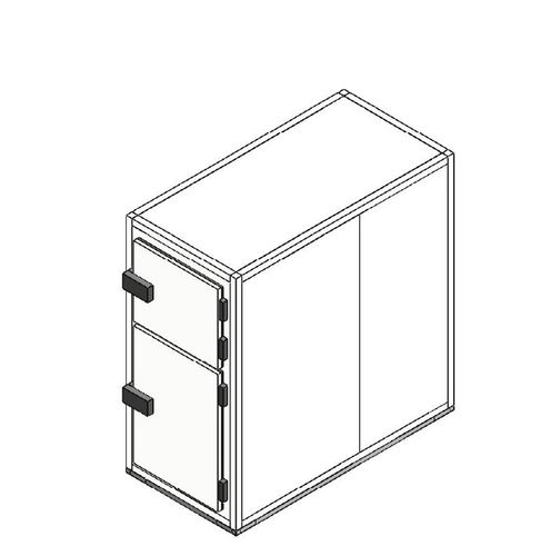 Cámara mortuoria para camillas mortuorias - MORG328R - FRIMA CONCEPT - 3 cuerpos / de carga frontal / con 2 puertas