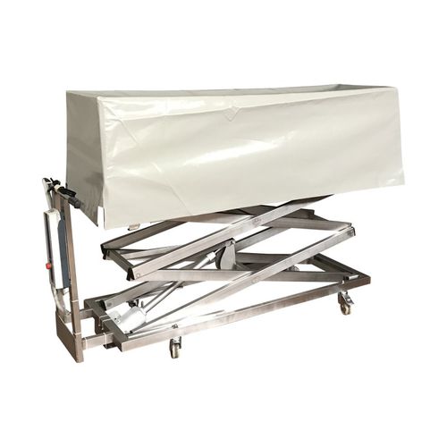 Carro funerario para elevador de pacientes - CHAR - FRIMA CONCEPT - de transferencia / de disimulación / eléctrico