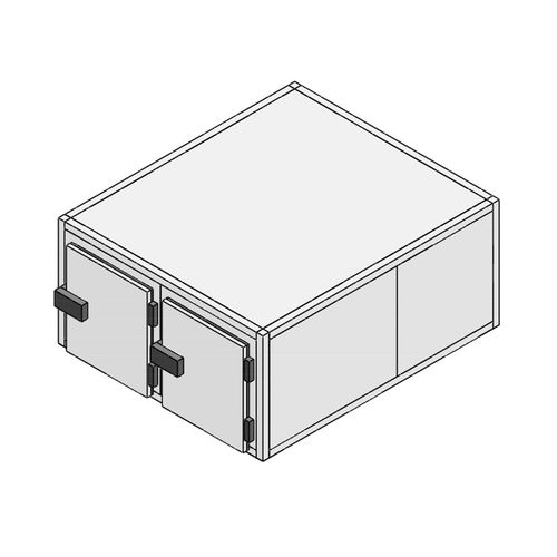 Cámara mortuoria para camillas mortuorias - MORG2277 - FRIMA CONCEPT - 2 cuerpos / de carga frontal / con 2 puertas