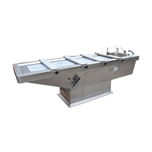 Mesa de autopsia de medicina legal - TABLASPIF - FRIMA CONCEPT - de lavado de cadáveres / fija / de altura variable