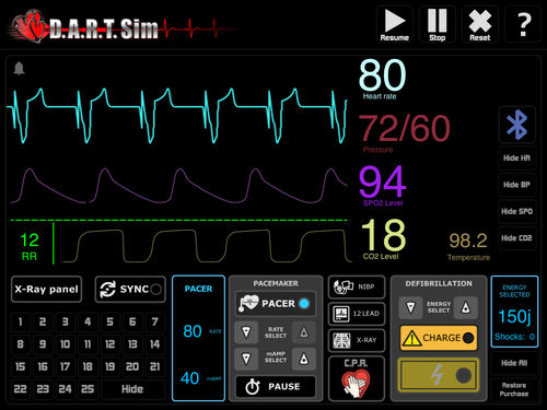 Software de gestión de ECG workflow - D.A.R.T 1 - DART Sim ECG Simulator - de simulación / médico / para ECG