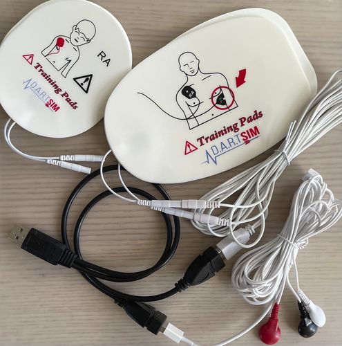 Electrodo ECG pad - DART Sim ECG Simulator - de monitorización / pediátrico / de pecho