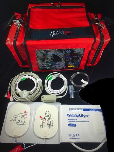 Bolsa para desfibrilador - DART Sim ECG Simulator - de traumatología
