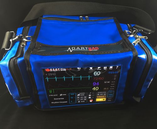 Bolsa para desfibrilador - D.A.R.T - DART Sim ECG Simulator - de traumatología