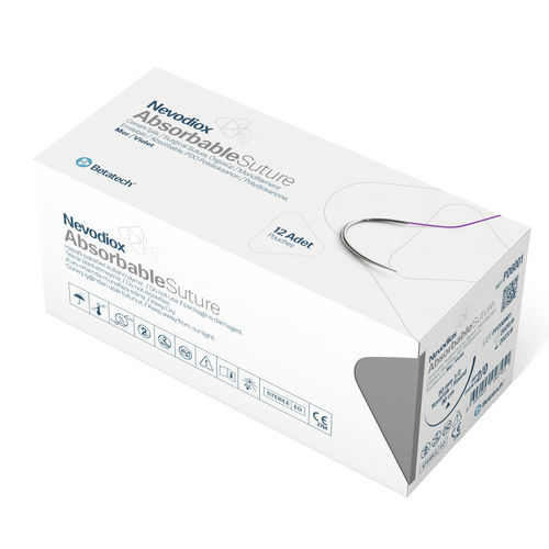 Hilo de sutura reabsorbible - NEVODIOX PDO - Betatech Medical - cirugía general / cirugía ortopédica / cirugía cardiovascular