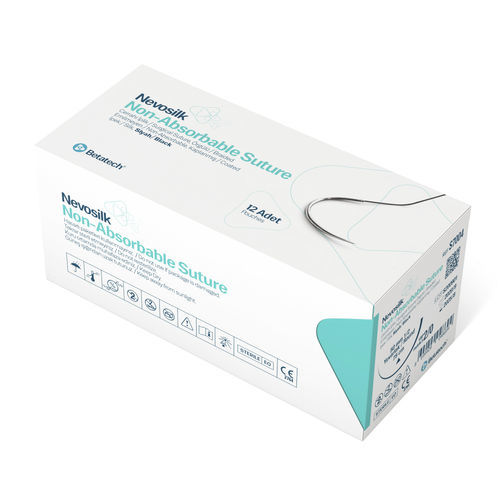 Hilo de sutura no reabsorbible - NEVOSILK  - Betatech Medical - cirugía general / neurocirugía / cirugía cardiovascular