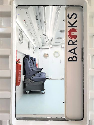 Cabina hiperbárica oxigenoterapia - BAROKS Hyperbaric - multiplaza