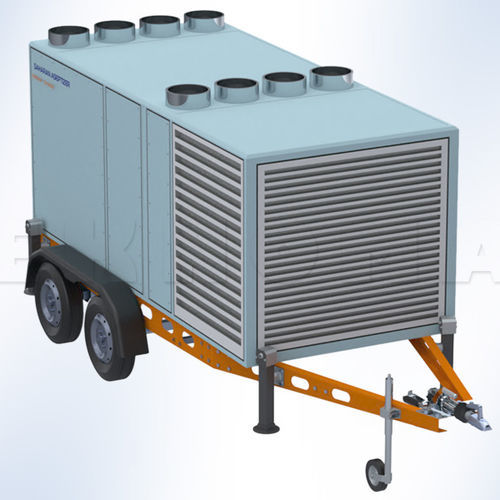 Purificador de aire móvil - Saharan - TEKNOMAR LTD - UVC / HEPA H14 / de hospital