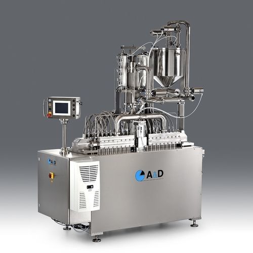 Llenadora automática - KF - A & D Verpackungsmaschinenbau GmbH - de pie / modular / de líquidos