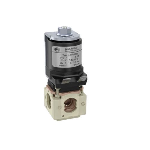 Válvula para el sector médico - 43.00x.xx6 - A. u. K. Müller GmbH & Co. KG - con solenoides / con separación de fluidos / de control directo