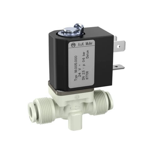 Válvula de gases médicos - 18.00x.000 - A. u. K. Müller GmbH & Co. KG - de aislamiento / con solenoides / de control directo