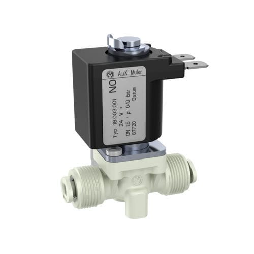 Válvula para el sector médico - 18.00x.001 - A. u. K. Müller GmbH & Co. KG - de aislamiento / con solenoides / de control directo